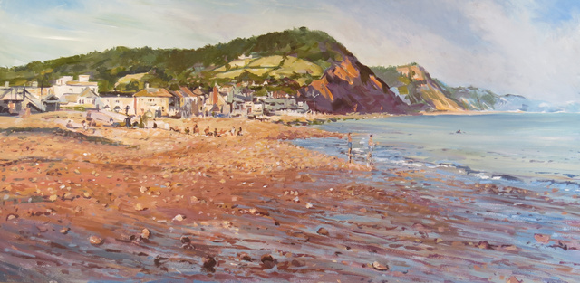Sidmouth from the beach.